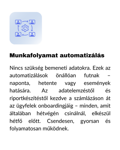 Munkafolyamat automatizálás